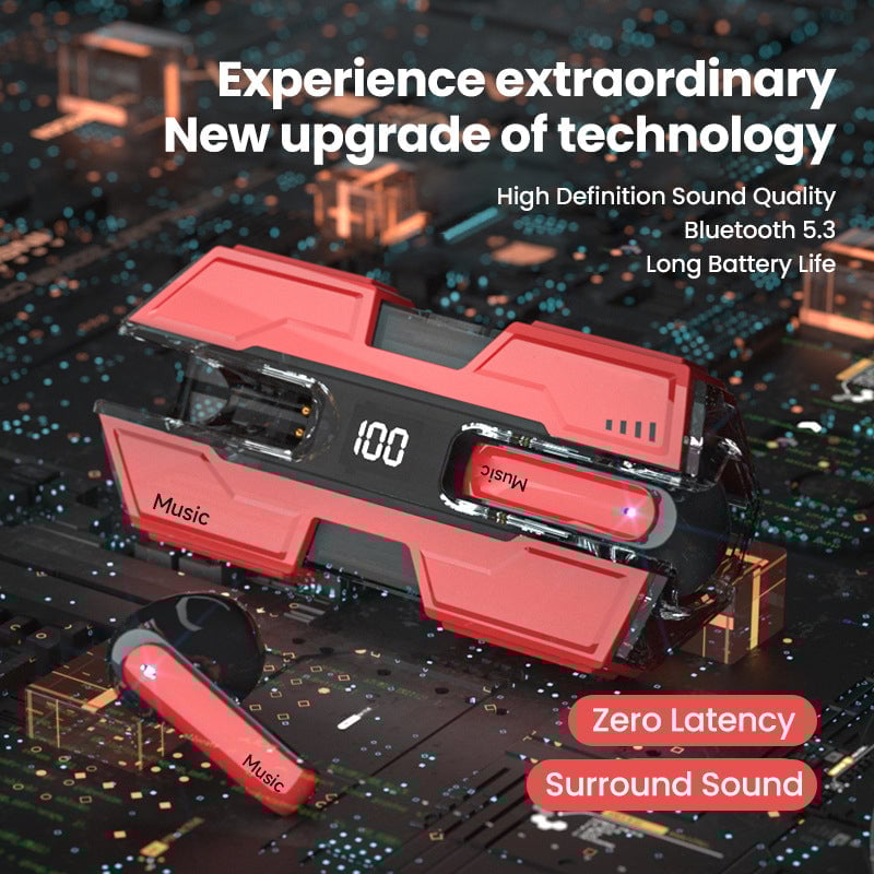 Semi-in-ear Design Wireless Headset