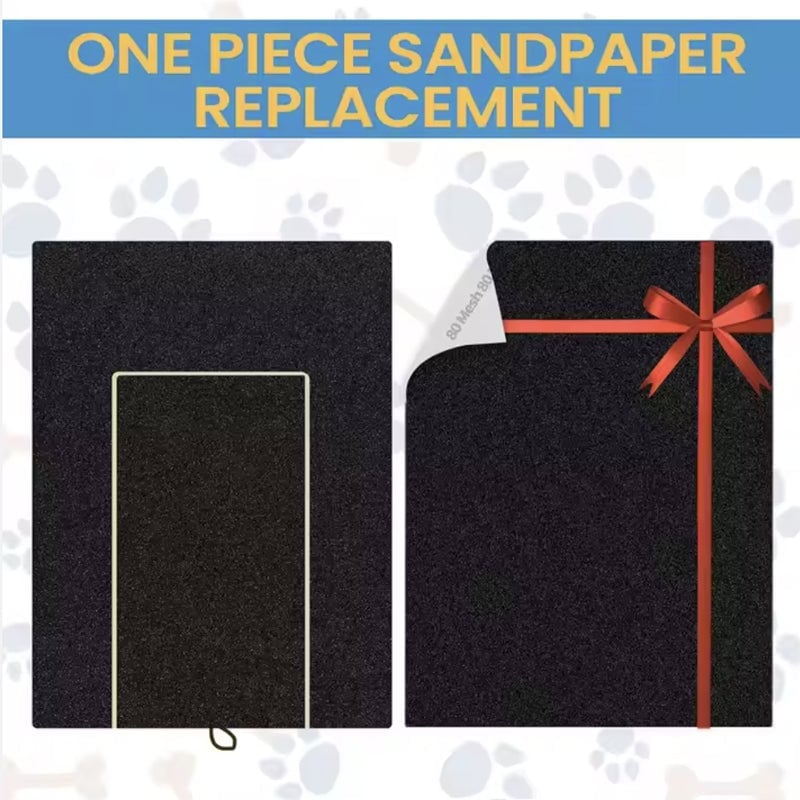 Dog Scratch Wooden Pad for Nails with Treat Drawer