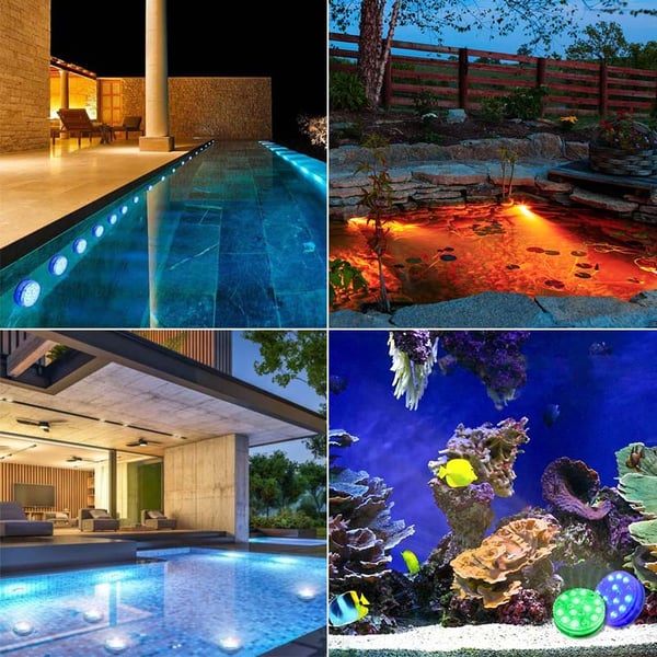 Double-Layer Waterproof Adhesive LED Pool Light