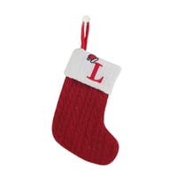 Christmas Letter Knit Stocking