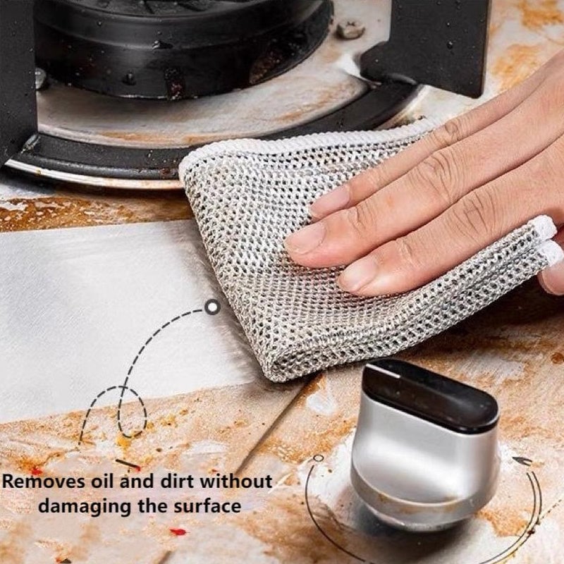 upsell Multifunctional Non-scratch Wire Dishcloth