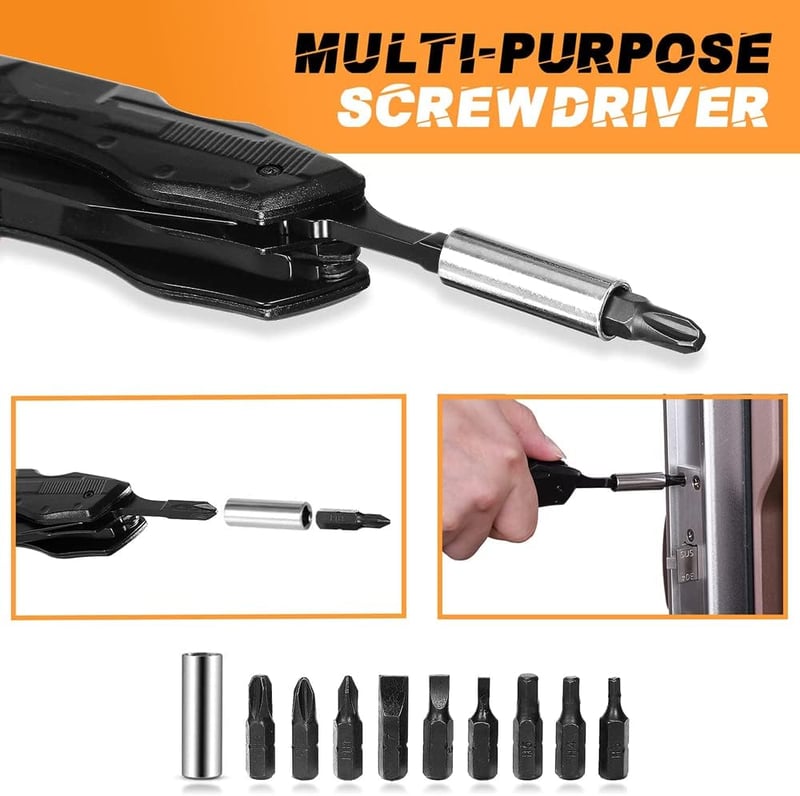 6 in 1 Stainless Steel Pocket Knife Pliers