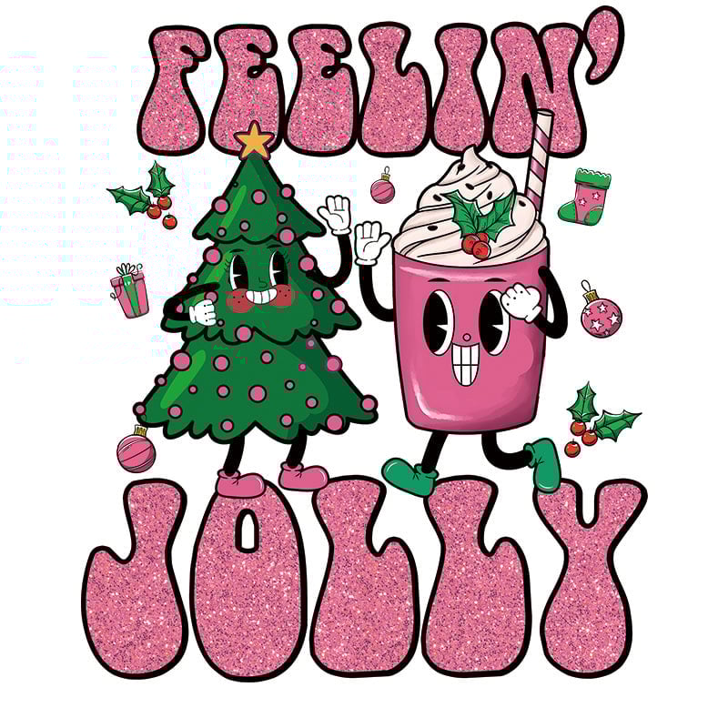 Christmas T-shirt Heat Transfer Stickers
