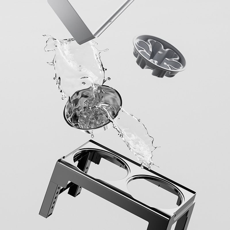 Adjustable Elevated Dog Bowl