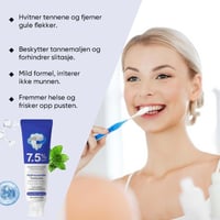 7,5 % Nanohydroksyapatitt Tannkrem