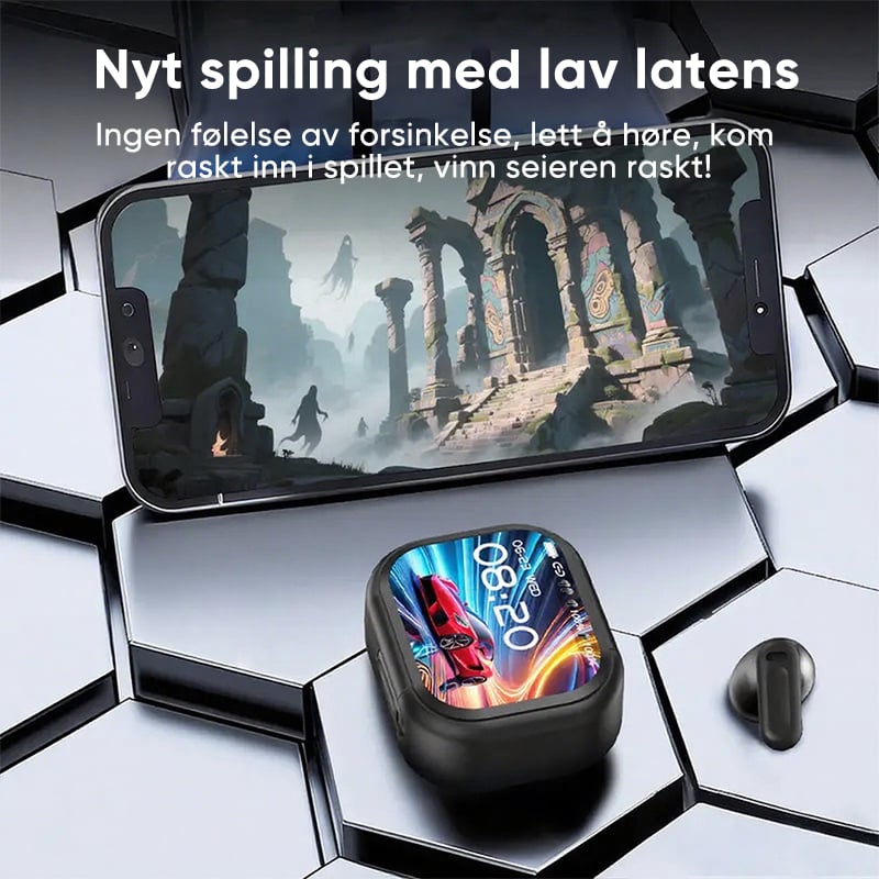 Støydempende Oversettelses Hodetelefoner med Fargeskjerm