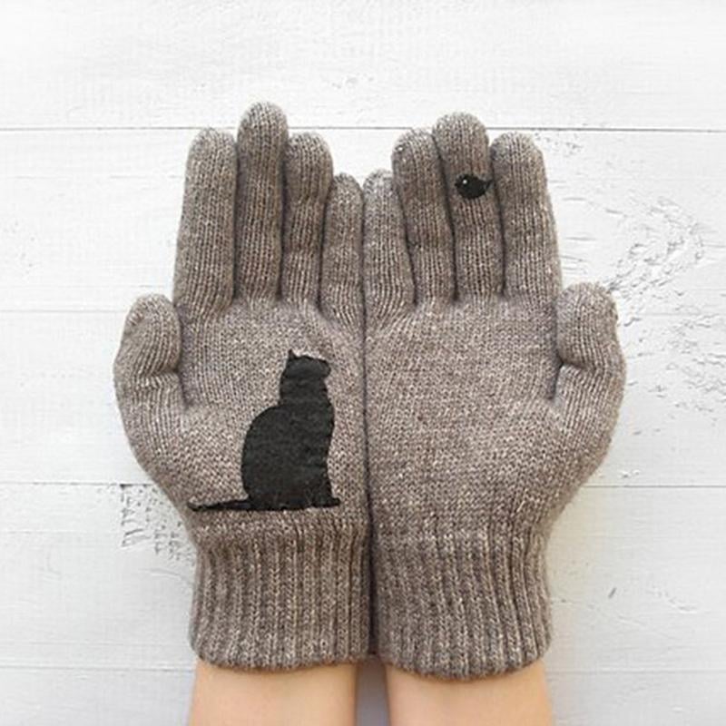 Guantes de Algodón Estilo Gato