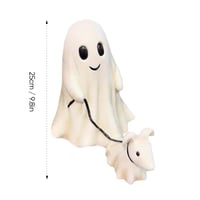 Halloween Ghost Walking Dog Statue👻