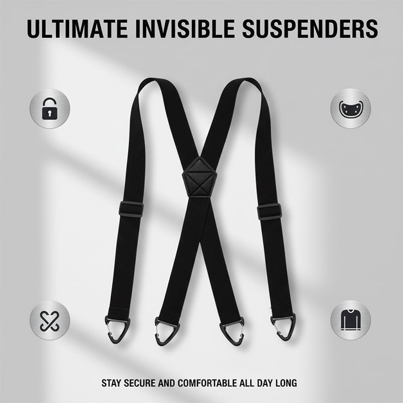 Men's 4-Clip Suspenders