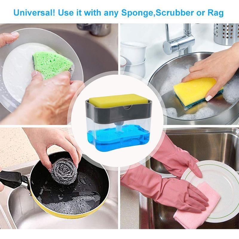 Soap Dispenser And Sponge Holder