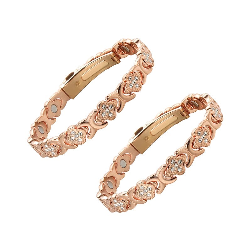 Blumen-Kupferarmband