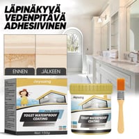 Kirkas vedenpitävä laastari- ja tiivisteneste