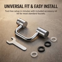U-Shaped Universal Swivel Fauce