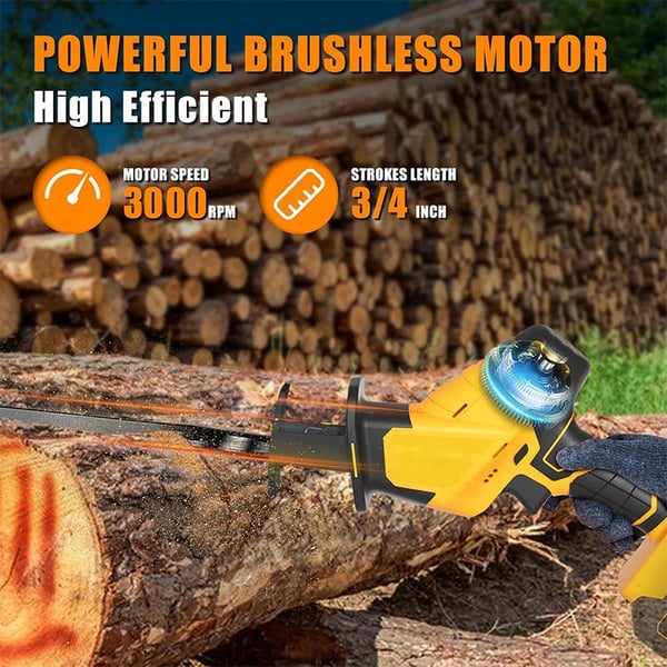 Sakerplus Battery-compatible wireless reciprocating saw