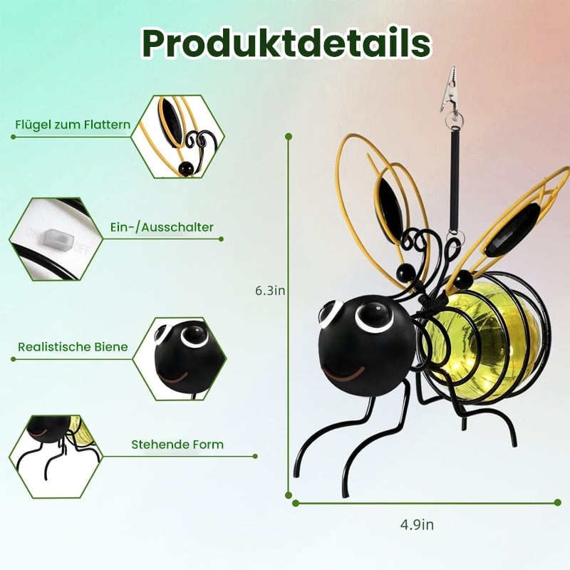 Solar-Hängende Insekten-Simulationsleuchte