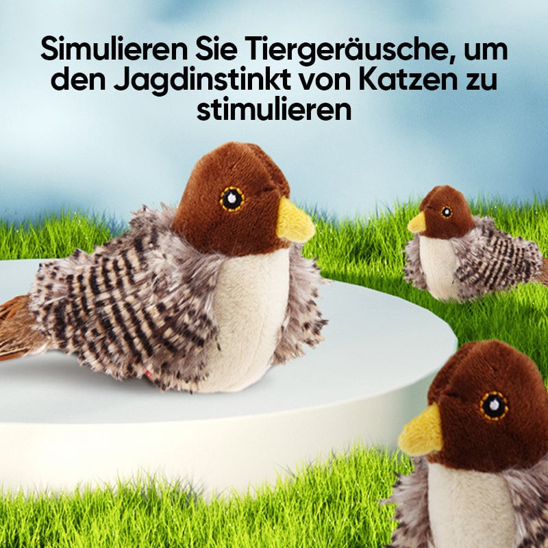 🐱 Katzenspielzeug - Simulierter zwitschernder Vogel