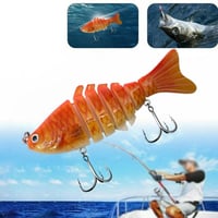 Multi-segmented Fish Swimbait Lure Set