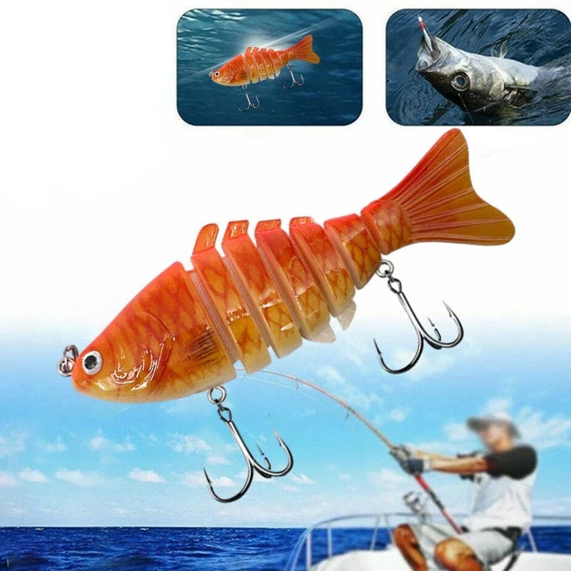 Multi-segmented Fish Swimbait Lure Set