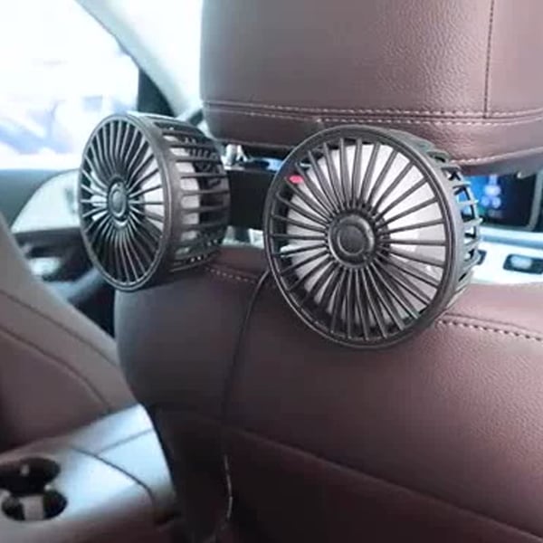 Elektrischer Doppelkopflüfter für die Rückseite des Autos