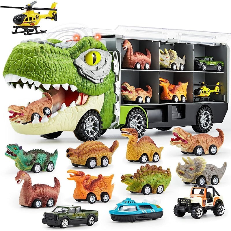 Dinosaur Transport Lastebilsett