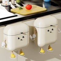 Cartoon Wall-Mounted Trash Bin