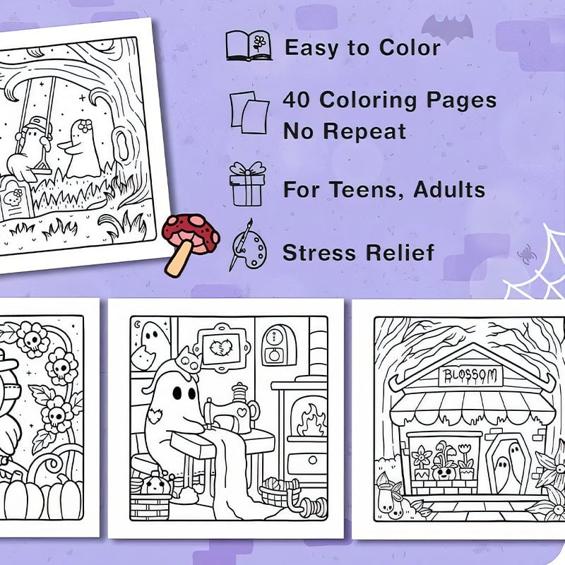 Coloring Book for Adults and Teens
