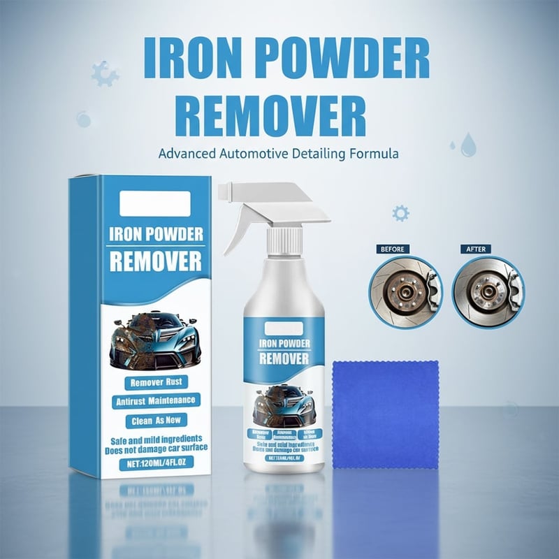 Car Iron Powder Rust Remover Spray