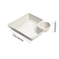 Sakerplus® Sauce Separated Plate