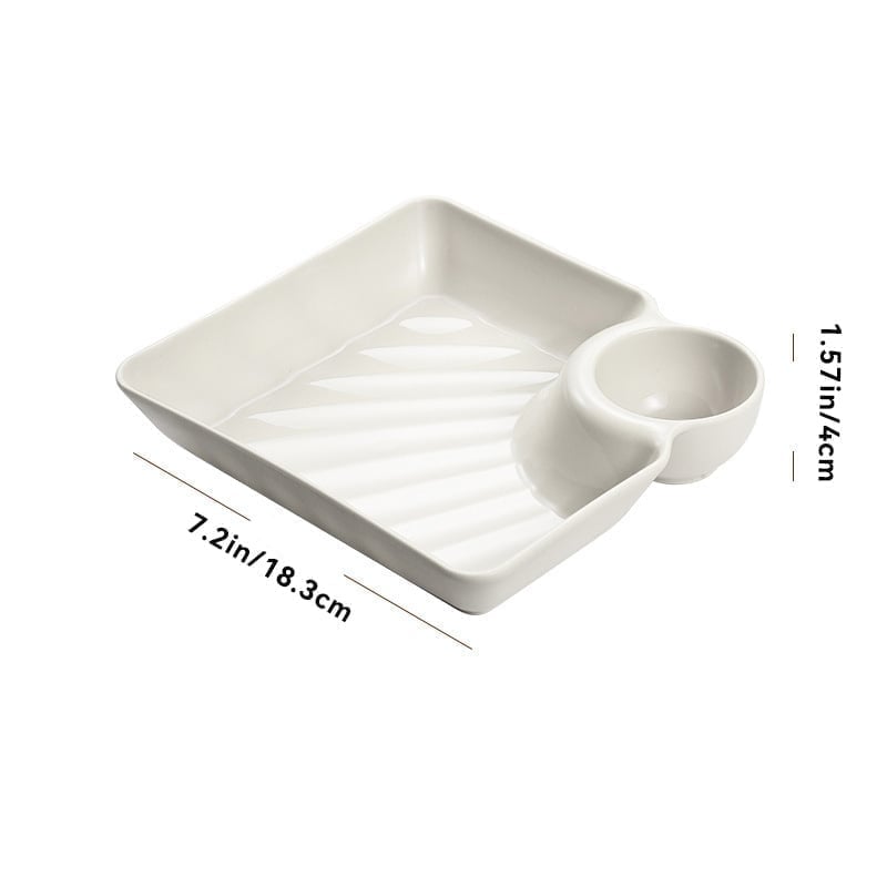 Sakerplus® Sauce Separated Plate