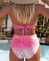Aumora Halter Neck Sexy Printed Bra Bikini