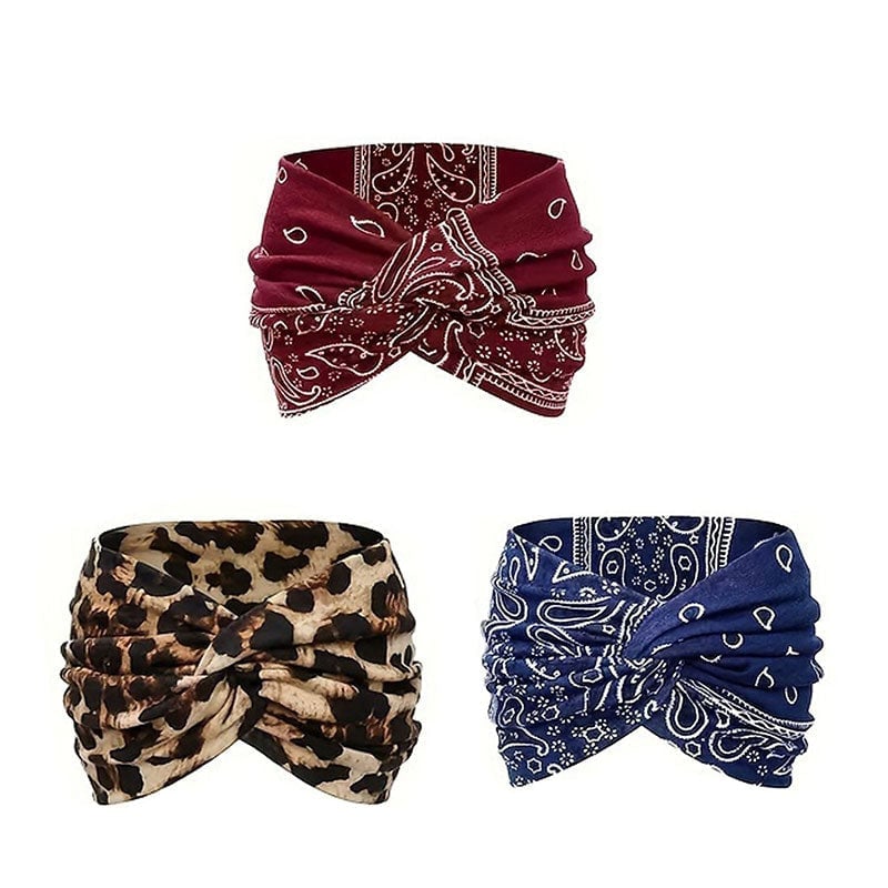 ✨Printed cross yoga headband