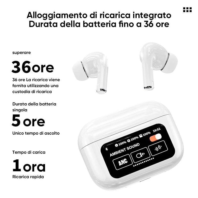 Auricolari Bluetooth con cancellazione del rumore