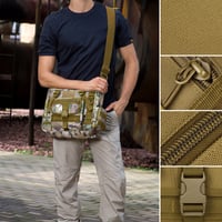 Wasserdichte Umhängetasche mit mehreren Taschen