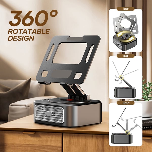 Saker Rotating Tablet Stand Speaker