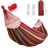 Outdoor Thick Canvas Hammock with Ropes