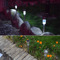 Zonne-tuinverlichting, 10 stuks