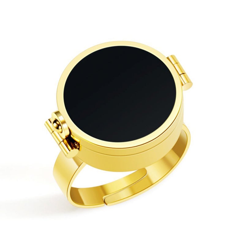 Lip balm, lipstick, and ring storage