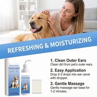 Gentle Antimicrobial Plant-Based Pet Ear Rinse