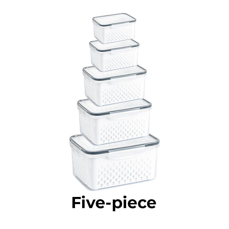 Food Storage Containers for Fridge with Removable Colander