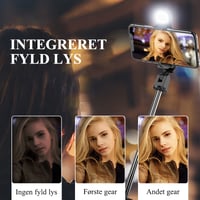 Bluetooth fjernbetjening Selfie Stick stativ