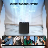 Outdoor clip waist fan