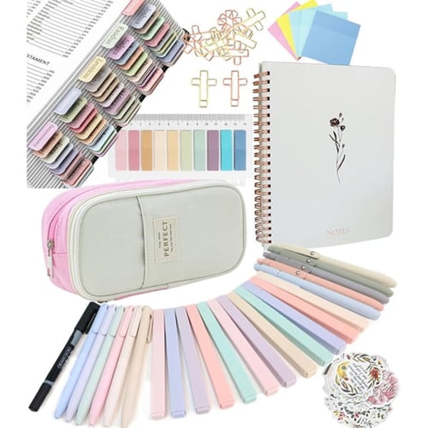 🌸Floral Bible Tabs 66 Peel-and-Stick