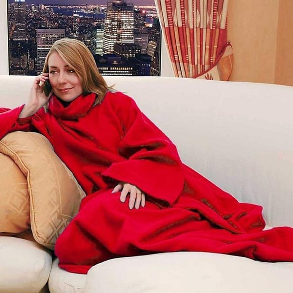 Vollkörper-Decke mit Ärmeln