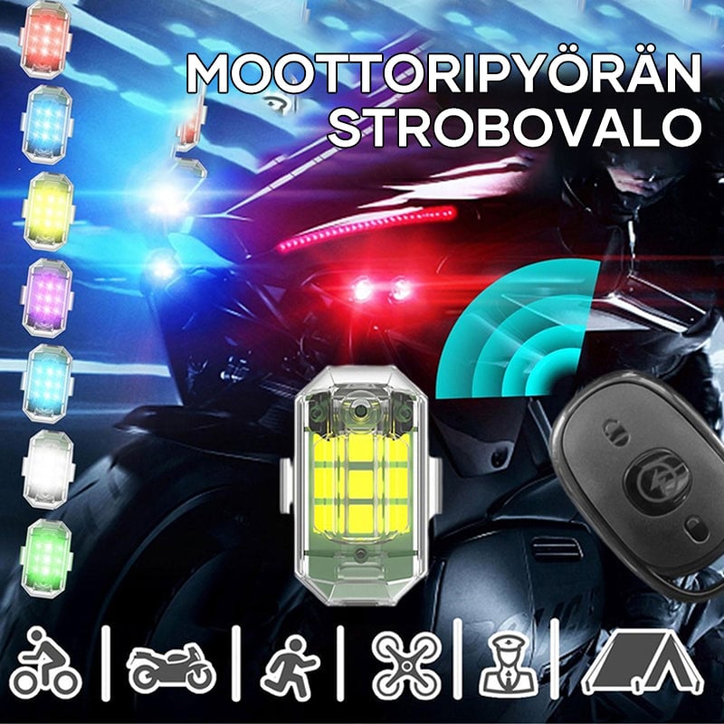 Kirkas langaton LED-strobovalo