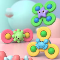 Suction cup spinner toys