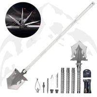 Multifunctional portable outdoor camping engineer shovel