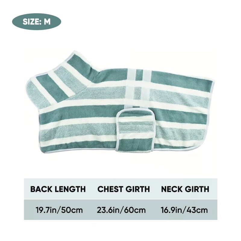 Luxury Microfiber Dog Bathrobe