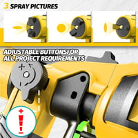 Removable electric paint gun
