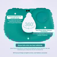 U-förmiges Kissen aus Milchseide