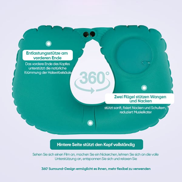 U-förmiges Kissen aus Milchseide
